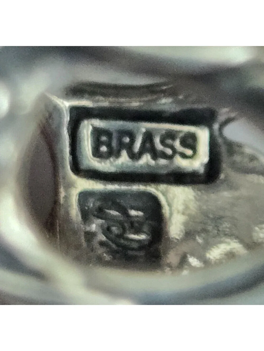 Carolyn Pollack Sterling Silver and Brass Scroll Ring Size 7